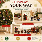 2026 Dachshund Advent Calendar 24 Days 3D Dog Figurines Christmas Ornaments