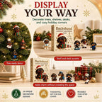 2026 Dachshund Advent Calendar 24 Days 3D Dog Figurines Christmas Ornaments