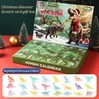 Advent Calendar 2026 Dinosaur Toys 24 Days Countdown Calendar to Christmas Surprise Toys Set with Different Dinosaur Figurine Gi
