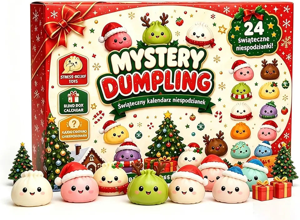 Christmas Squishy Advent Calendar 2026, Fidget Countdown Calendar Surprises Sensory Fidget for Adult Christmas Party Favors Gift