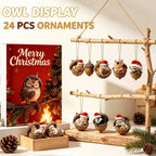 Forest Animal Calendar Christmas Advent 2026 2D Acrylic Animal Acorn 24 Days Christmas Countdown for Kids Adults Holiday Home